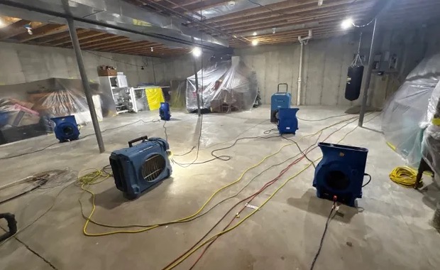 Basement Water Extraction in Centralia, WA