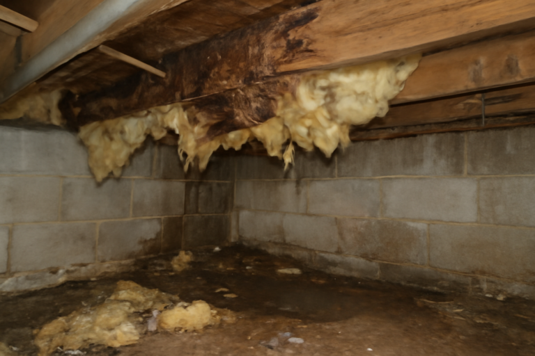 Crawl Space Water Damage Repair