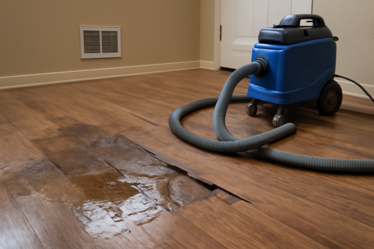 Laminate Floor Water Extraction